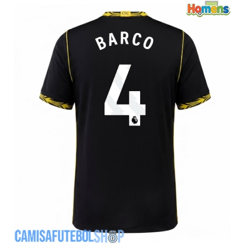 Camisa de time de futebol Chelsea Valentin Barco #4 Replicas 2º Equipamento 2026-27 Manga Curta